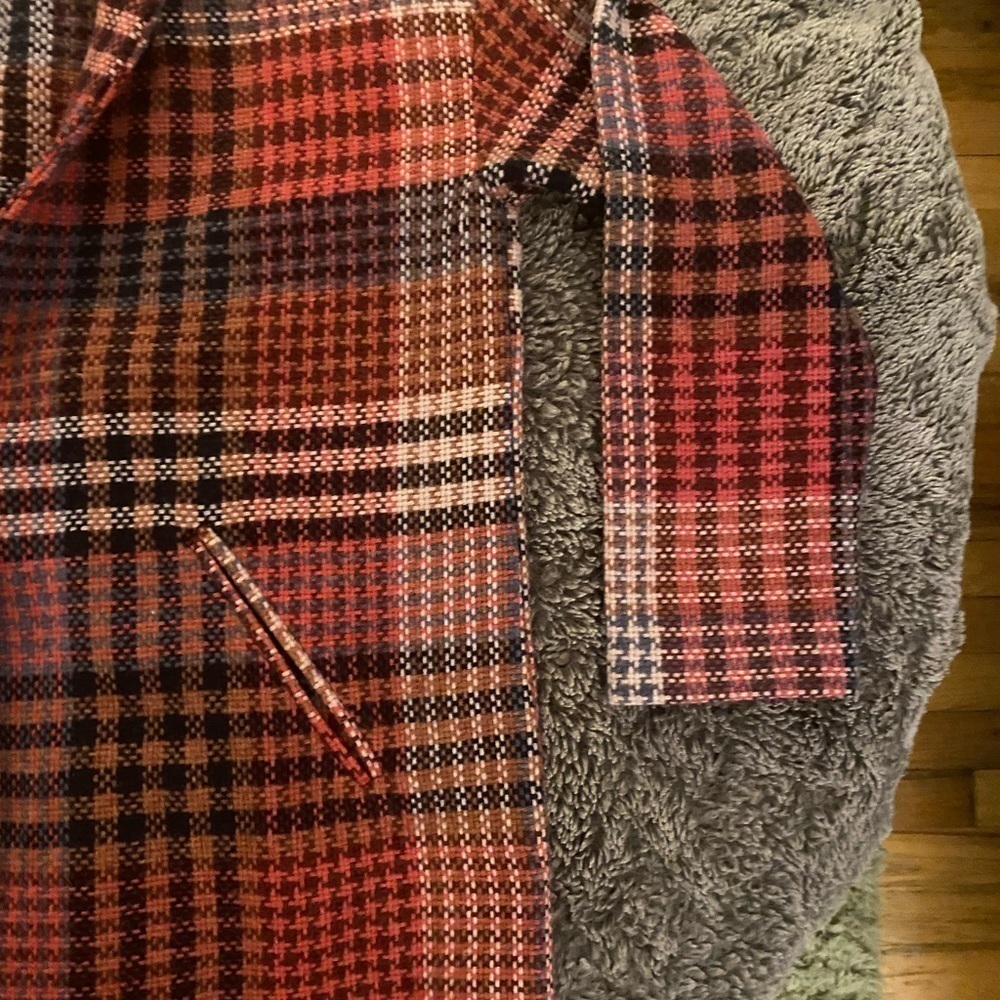RACHEL ZOE Women’s Pink Tweed Coat - Picture 9 of 16
